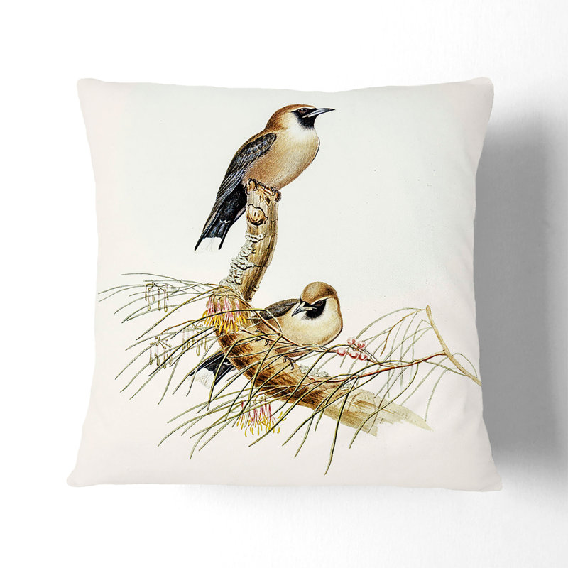 Floral Square Cushion, 55cm H x 55cm W x 20cm D