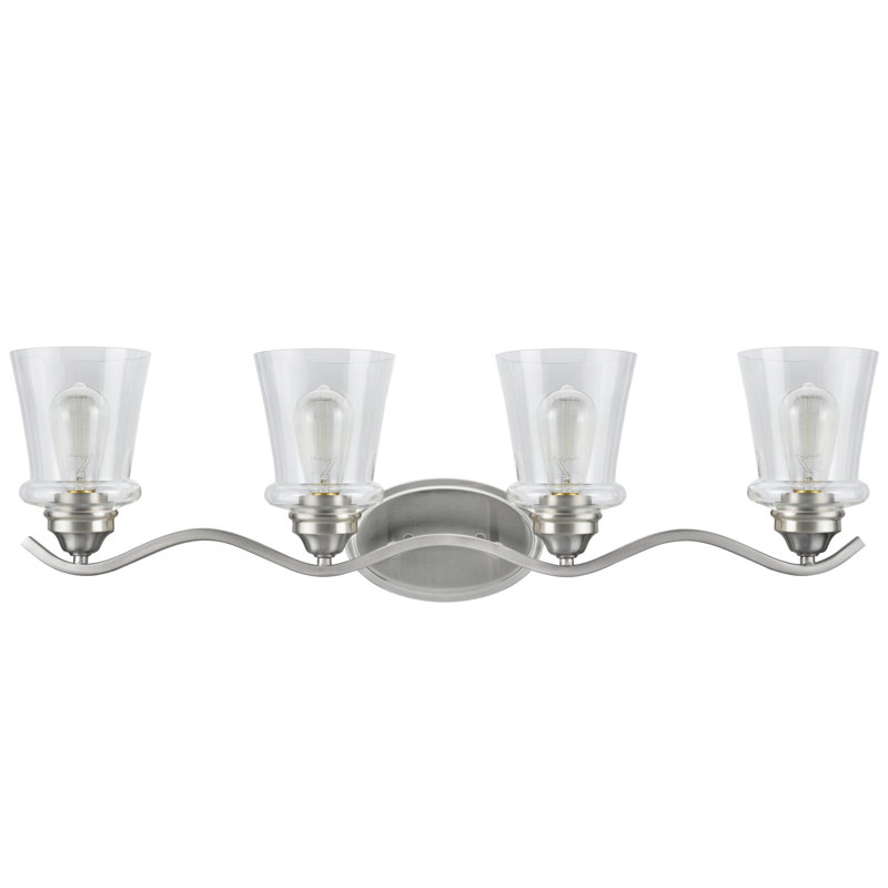 Linquist 4 - Light Dimmable Vanity Light, Satin Nickel