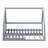 Gray Size Wood House Bed - Solid Pine And , Fenced With Window, Led , No Box Spring For A Tempting Bedroom Full Size Bed, & Build, With Fence An Enticing-2022916225