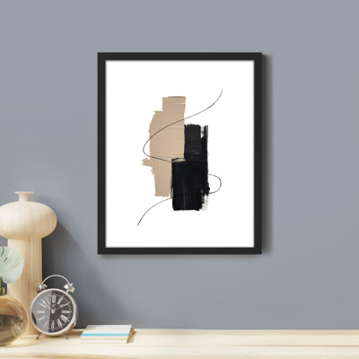 «Abstract Color Block Illustration Realism Rustic Nature Relax / Calm Multicolor Office» sur papier