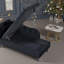 Banc de rangement en velours 2 en 1 avec coussin décoratif-1341065538