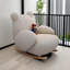 Fauteuil adolescent blanc cassé