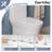 One Piece Toilet For Bathroom, Modern Bathroom Toilet with Dual Flush 1.1/1.6 Gpf Fully Skirted Toilets(Soft Close Seat)-125525564