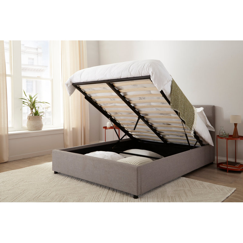 Upholstered Ottoman Bed, Double (4'6)