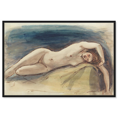 Reclining Female Nude Canvas Classic Female Portraits by Art Remedy