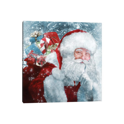 Santa Presents 1 Piece Wrapped Canvas Painting
