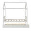 Structure de lit en bois massif avec lit gigogne simple pour plus de chaleur, sans sommier tapissier-237469866-237469868