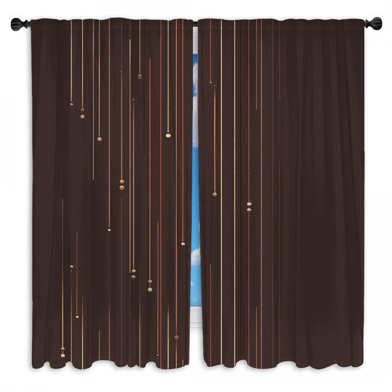 Rideaux obscurcissant et obscurcissant Lines - 2 panneaux, 56 po x 76 po - 2 panneaux, Obscurcissement de chambre