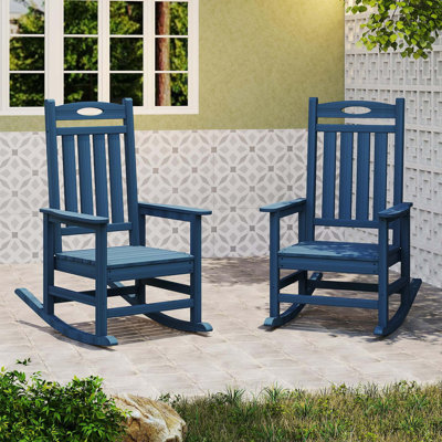 Ensemble de chaises berçantes surdimensionnées pour adultes