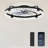 24 Inch Low Profile Ceiling Fans with Lights and Remote-835616077