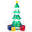 6FT Tall Inflatable Blow up Christmas Tree Holiday Decor Tree w/ LED Lights