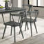 Ensemble de 2 chaises de ferme, chaises d'appoint en bois pour la cuisine et la salle à manger-1095245098