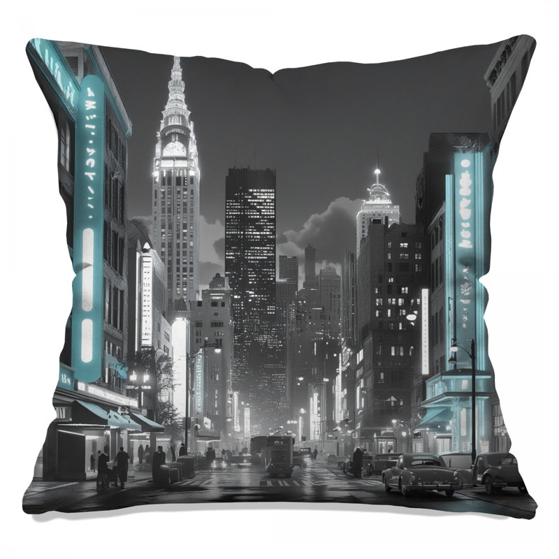 Coussins Cityscape, 20 x 20 pouces