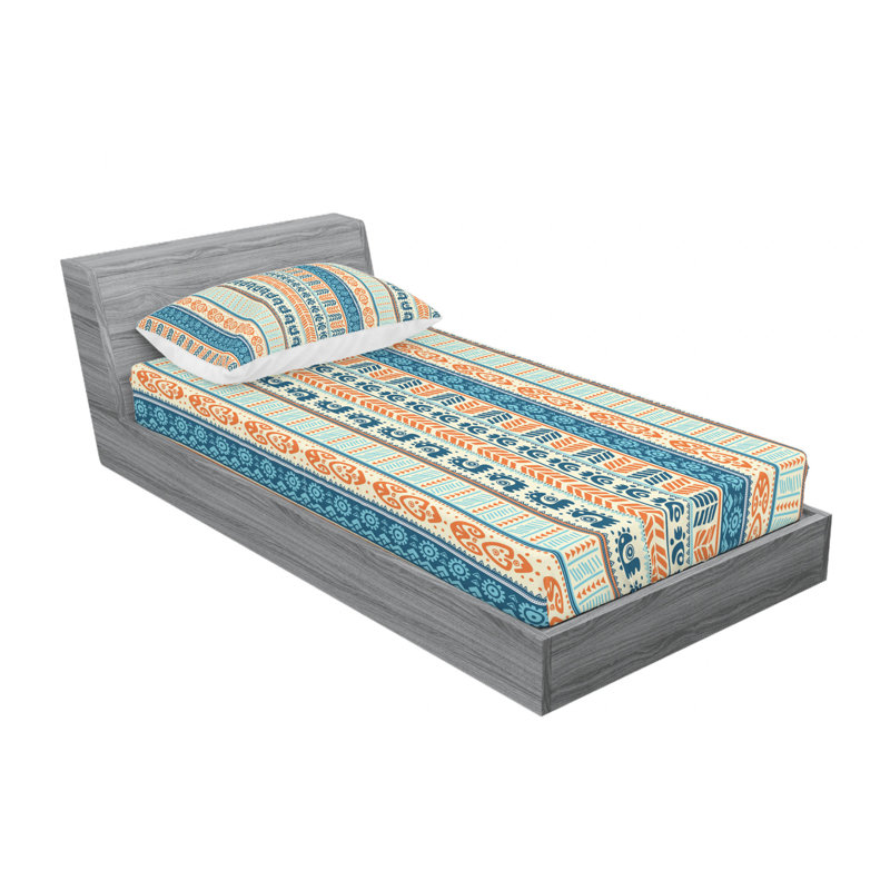 Microfiber Sheet Set, Twin Sheet Set with 1 Pillowcase