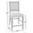 Alvord Upholstered Counter Stool with Solid Wood Frame-2079237408