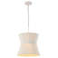 Luminaire suspendu en rotin et fer Alora