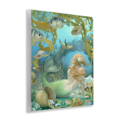 «Sea of Jewels Mermaid», plaque murale par Christina P. Wyatt
