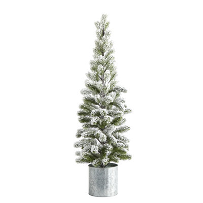 Sapin de Noël artificiel floqué 3 '