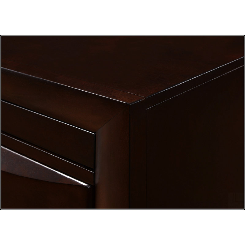 Meuble télé 1pc 3 tiroirs, Cerisier