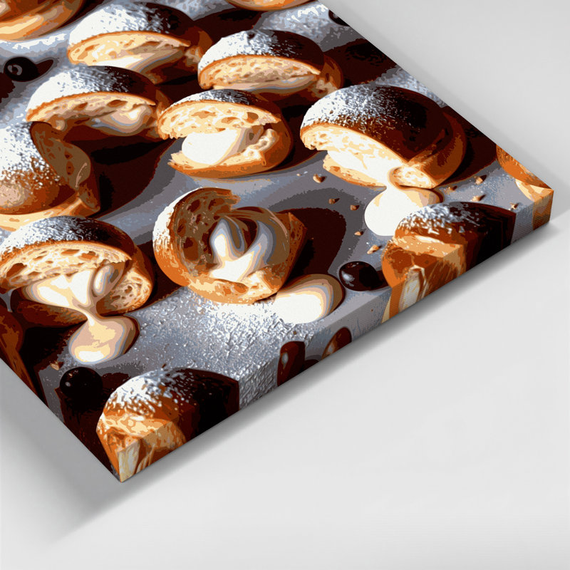 Art mural sur toile, Desserts, H 16 po x l 16 po