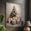 «Christmas Holiday Art», série 2 - CC XXXVII, reproduction encadrée - bois massif-1880974211
