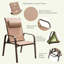 Chaise de patio pliante Teshima