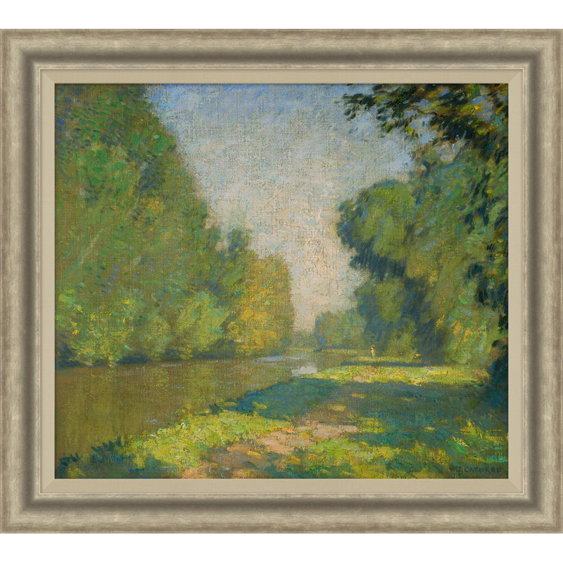 «The Tow Path» par Lanthrop - impression d'un seul cadre