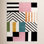 Tripoli Ivory Black Pink Hand-Tufted Geometric Rug