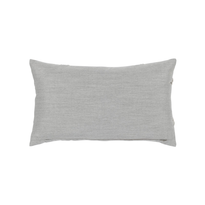 Lagoon Lumbar Indoor/Outdoor Pillow Cover & Insert, Lagoon, Rectangular 12" x 20"