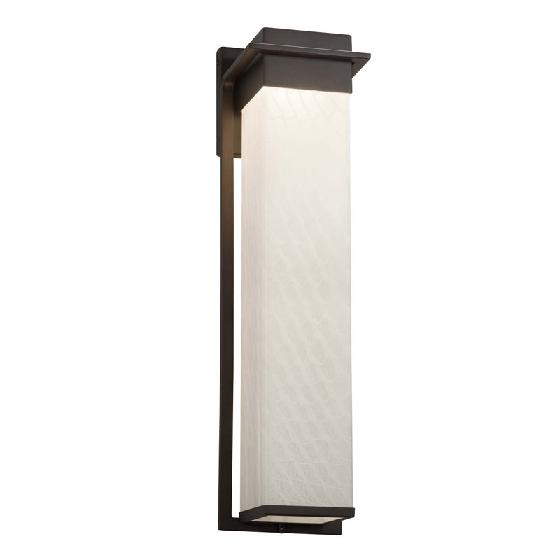 Luzerne LED Wall Light, Dark Bronze, Opal