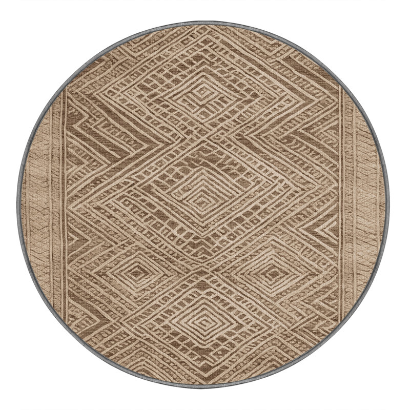  Tapis hawaïen lavable Kahiko, Rond 4 pi