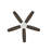 Pueblo 52 inch Classic Matte Black Indoor Ceiling Fan with LED Light and Remote Control