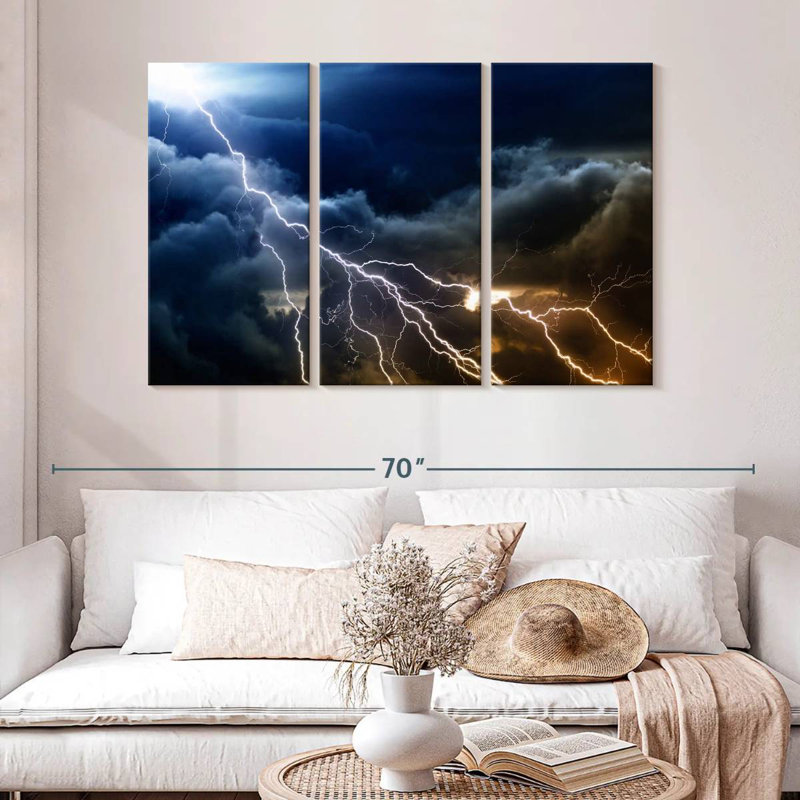 Alvord Storm Lightning, 32" H x 50" W