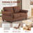 71.5'' Wide Fabric Loveseat Rolled Arm Sofa-90505118