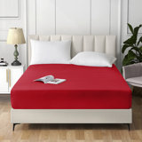 Extra Deep Pocket Microfiber Solid Fitted Sheet