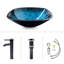 Ensemble de meuble-lavabo simple 24 "avec miroir Eubanks