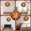 Horloge chiffres Fiery Burst