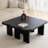 Modern Wooden Nesting Coffee Table Set