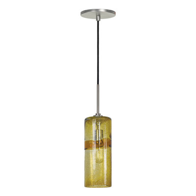 Luminaire suspendu cylindrique à 1 lumière Evisage VI