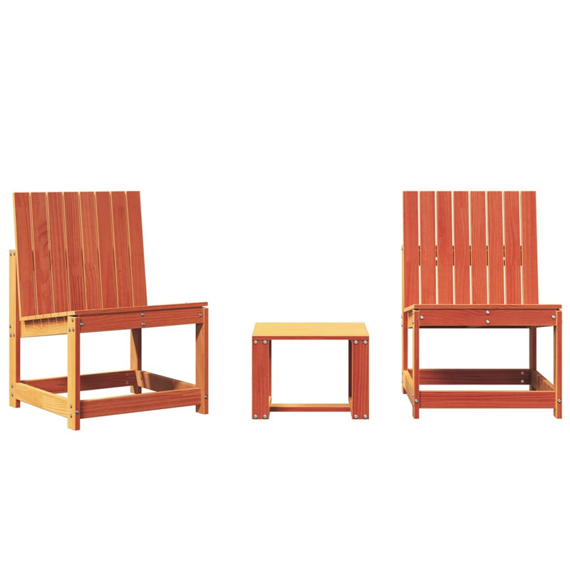 Anjli Outdoor Garden Chair, Wax Brown