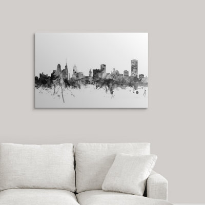 Francy " Buffalo New York Skyline " by Michael Tompsett