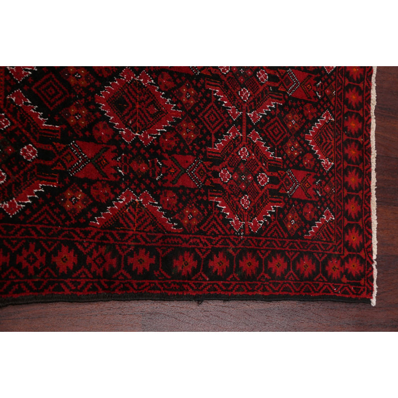 One-of-a-Kind 3'3" X 6'0" New Age Wool Area Rug in