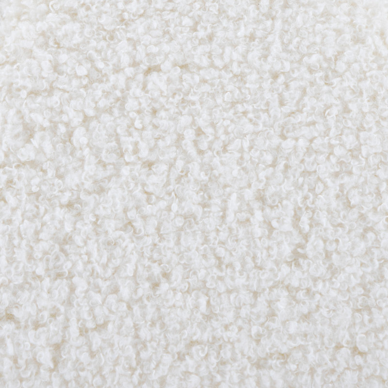 Tissu blanc avec style contemporain, surface texturée élégante, rembourrage en mousse, L 20 po x l 20 po x H 15 po, multiusage, sans assemblage, limite de poids de 250 lb, motif d'intérieur seulement avec motif, assemblage