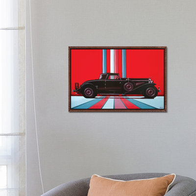Duesenberg Model J 1929 1 Piece Painting on Canvas