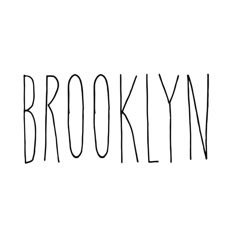 " Brooklyn " by Art Mirano, 18'' H x 26'' W x 1.5'' D