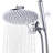 All-Metal Dual Shower System - 10" Rainfall Shower Head & Handheld Spray With 3-Way Diverter, Adjustable Extension Arm & 71" Hose-112948742