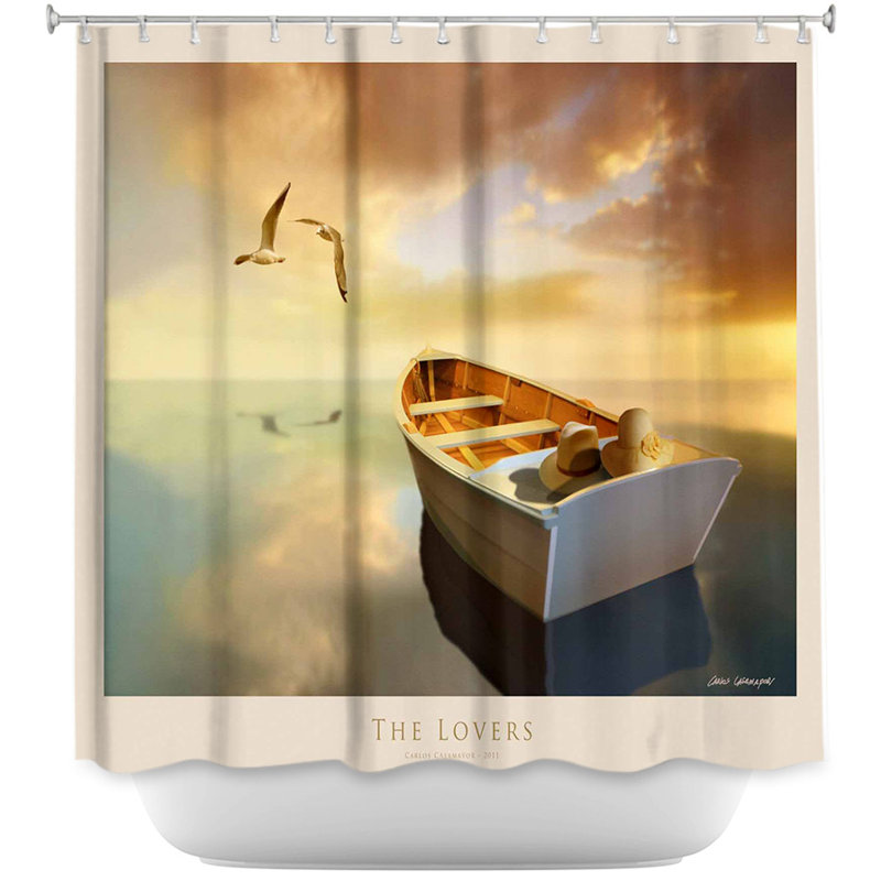 Rideau de douche simple The Lovers