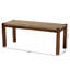 Banc transitionnel Mid-Century