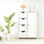 Armoire de rangement pour salle de bain blanche