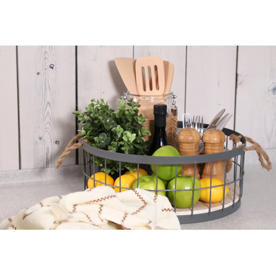 Gracie Oaks Decorative Basket